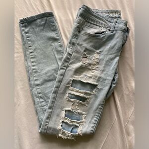 Women’s ripped jeans denim mid rise